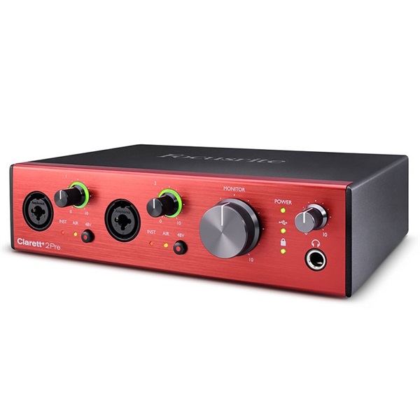 Focusrite Clarett+ 2Pre USB(最大10in/4out・USBオーディオ