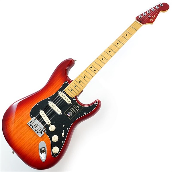 Fender USA American Ultra Luxe Stratocaster (Plasma Red Burst