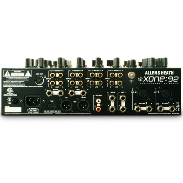 ALLEN&HEATH XONE:92L 【4chアナログDJミキサー】 ｜イケベ楽器店