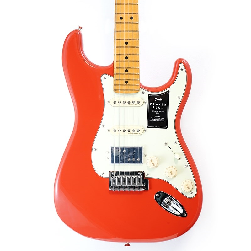 Fender MEX Player Plus Stratocaster HSS (Fiesta Red/Maple) [Made