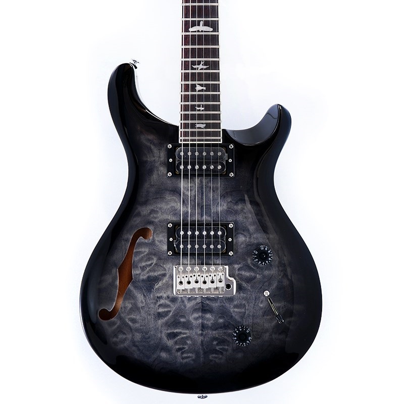 P.R.S. SE Custom 22 Semi-Hollow Quilt (Charcoal Burst)【限定生産