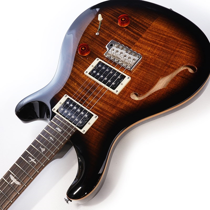 P.R.S. SE Custom 22 Semi-Hollow (Black Gold Burst) ｜イケベ楽器店