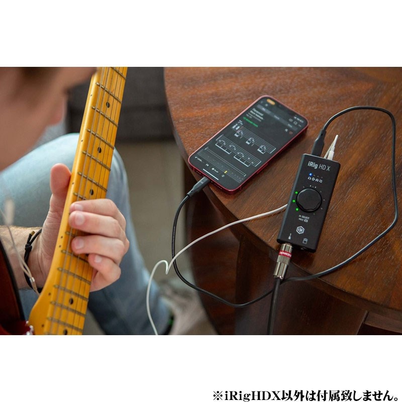 IK Multimedia iRig HD X(モバイル・ギター向けUSB-Cオーディオ