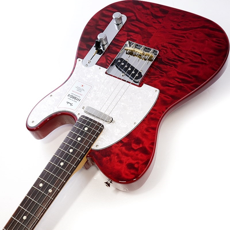 Fender Made in Japan 2024 Collection Hybrid II Telecaster QMT (Red