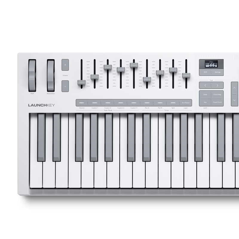 NOVATION Launchkey 49 Mk4 White(ノベーション)(ラウンチキー)(49鍵盤