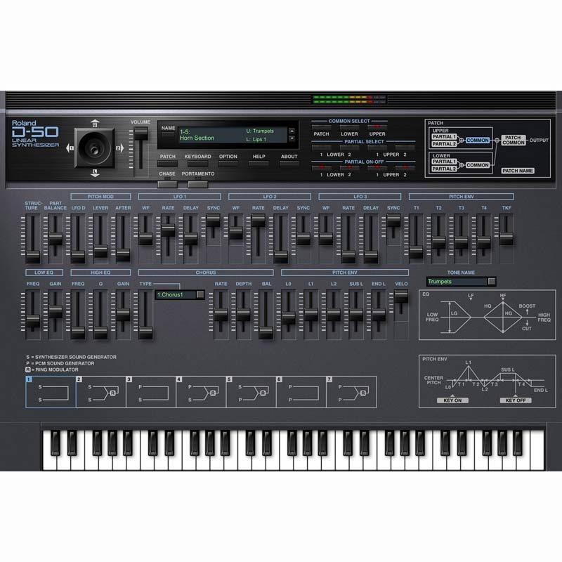 Roland D-50 Software Synthesizer [Lifetime Key] (ローランド