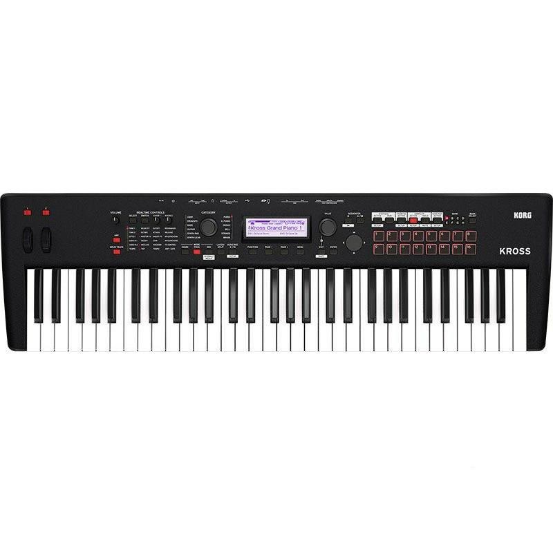 KORG KROSS2 61 MB（Super Matte Black）+背負える汎用ソフトケース
