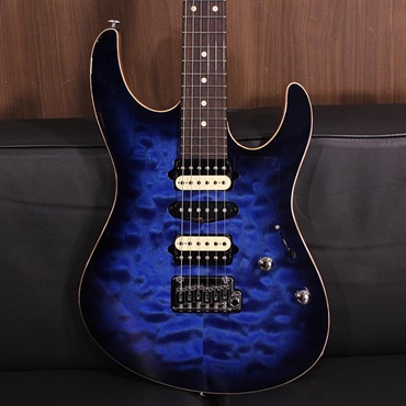 Suhr Guitars Modern Quilt Maple Top Trans Whale Blue Burst SN