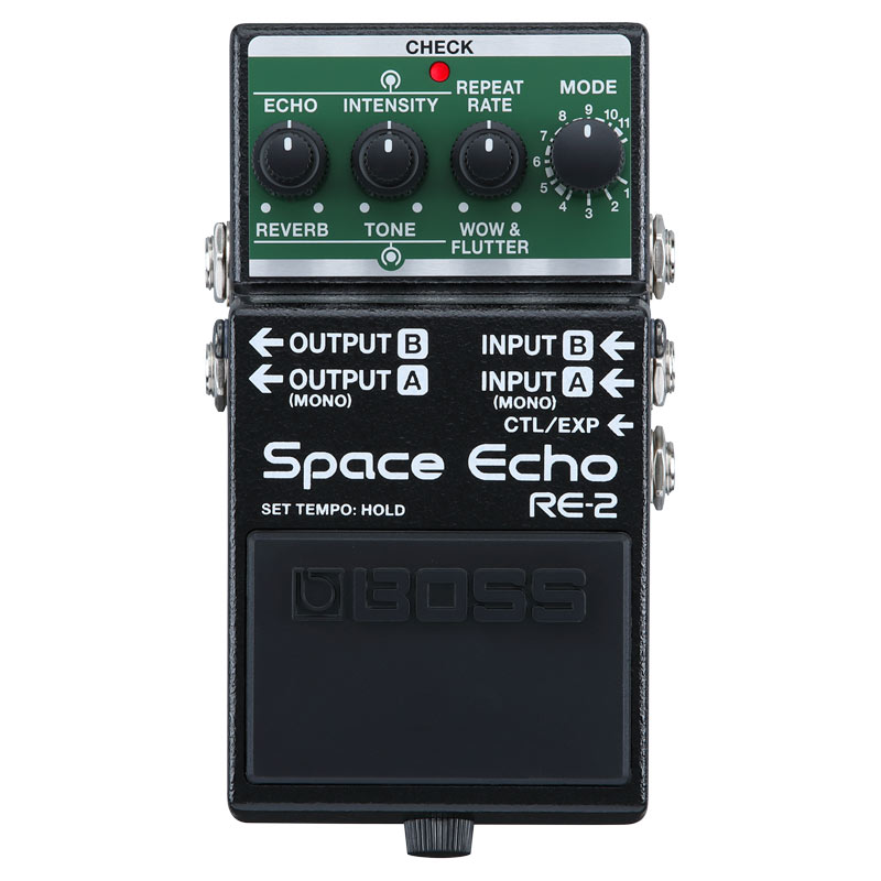 BOSS】伝説の名機“Space Echo”再び。『RE-202』『RE-2』新登場