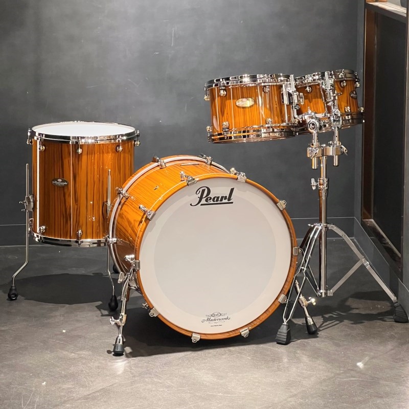 IKEBE LIVE SHOPPING #30｜Pearl Masterworks 4pc Drum Kit [Zebrawood