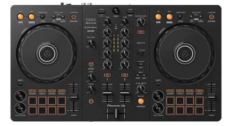 Pioneer DJの新商品”DDJ-FLX4”と従来の定番コントローラー”DDJ-400”を