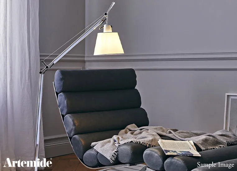 Tolomeo Basculante Reading Floor （Grey Satin） ｜ Artemide