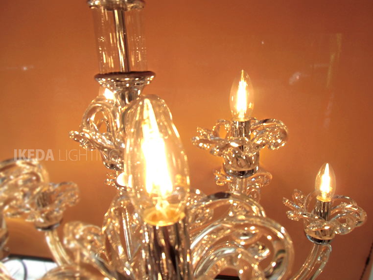ボヘミアンクリスタル シャンデリア 6灯 | イケダセレクション