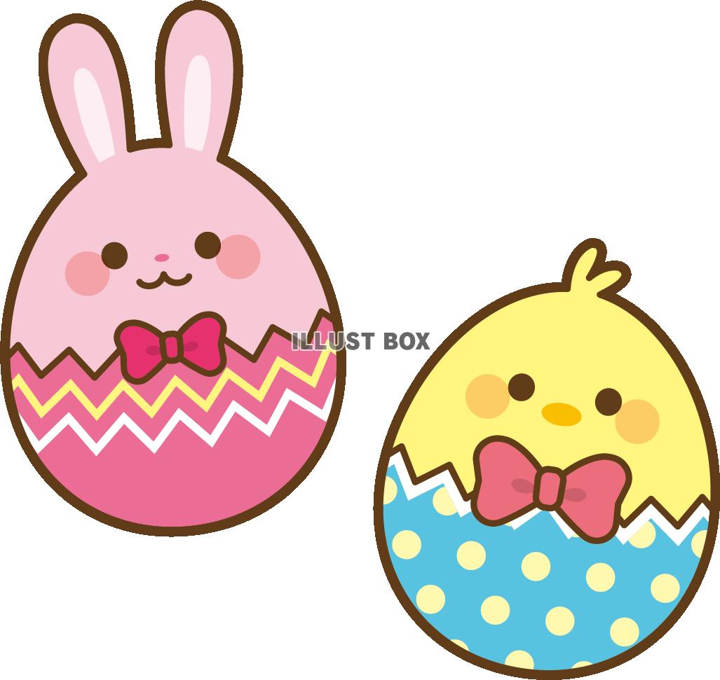 イースターエッグ：イラスト無料