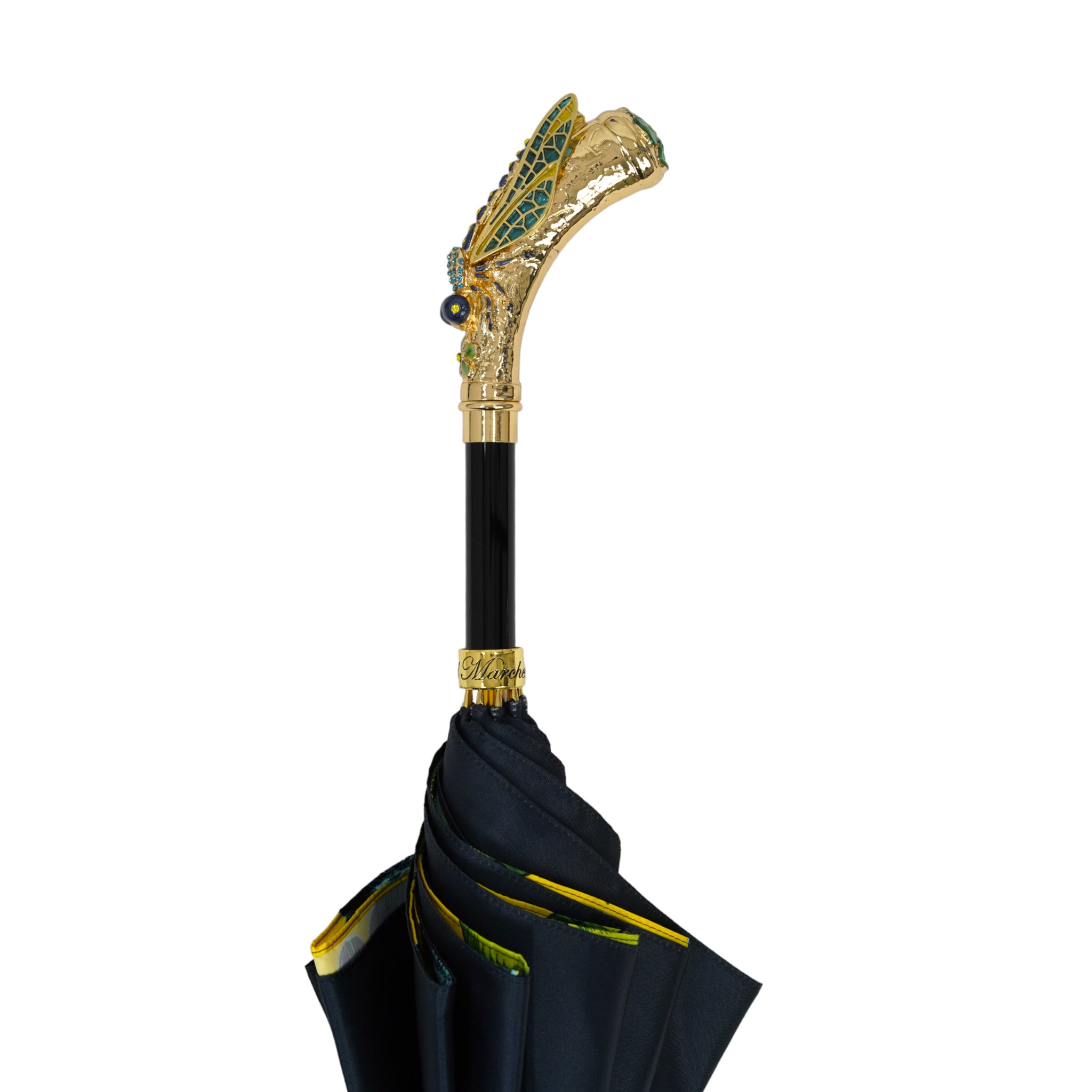 Exclusive Italian Artisan Umbrella with Exquisite Hand-Painted