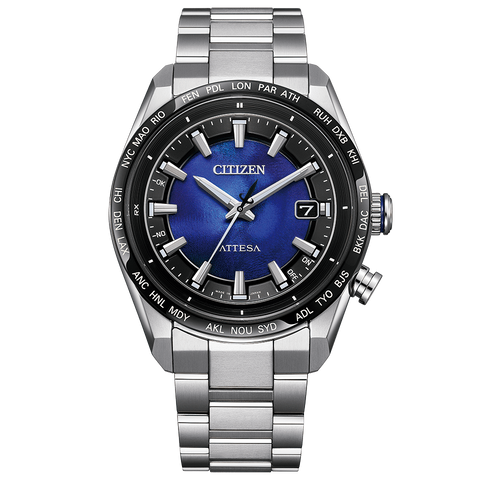 Citizen Men's Watch ATTESA UNITE with BLUE Eco-Drive Radio