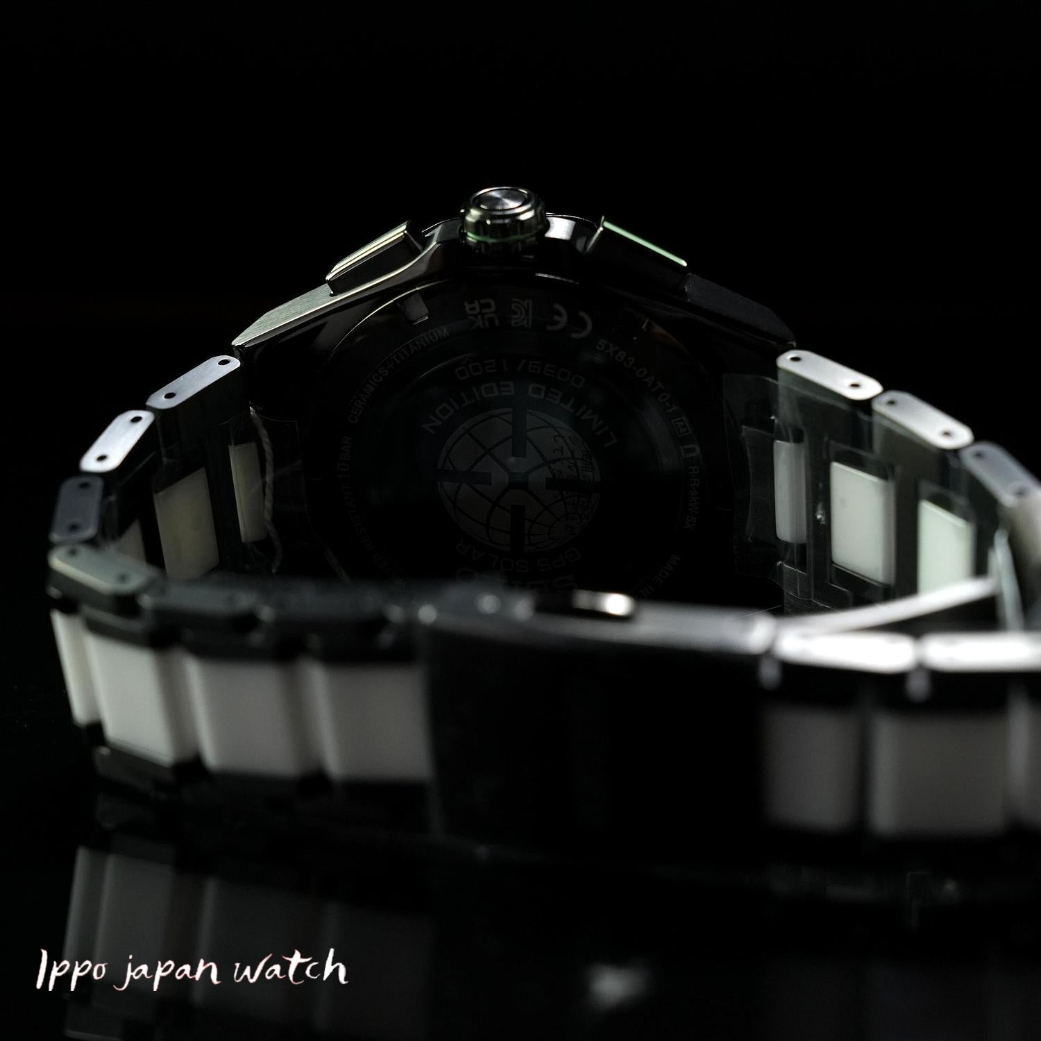 Seiko Astron solar radio GPS SBXC185/SSH185 titanium analog world