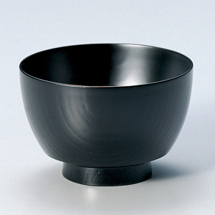 汁椀 欅振袖 古代朱/黒 漆塗り・木製 12-01701/01702 漆器の井助