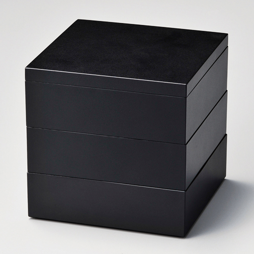重箱 マットブラック 5.5寸 12-15103 漆器の井助