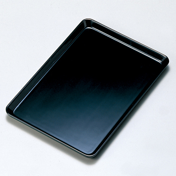 祝儀盆 10.0 黒 漆塗り・木製 切手盆 進物盆 12-15604 漆器の井助