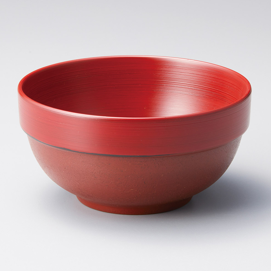 鍋好きお好み椀 刷毛錆 根来/曙 漆塗り (製造中止) 漆器の井助