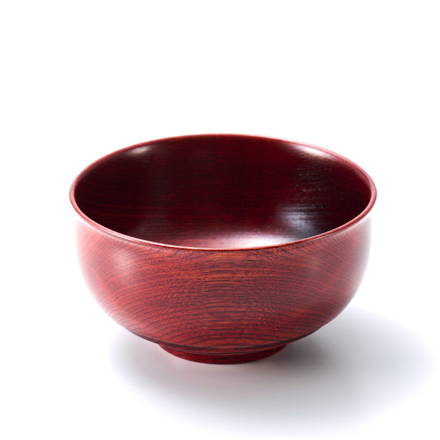 美筋ペア椀 木製 漆塗り 木のお椀・味噌汁椀【製造中止】 漆器の井助