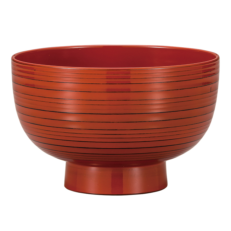 汁椀揃え 根来 5客セット【製造中止・在庫限り】 漆器の井助