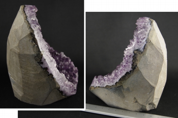 ウルグアイ産アメジスト結晶1408g 天然石販売 名取貴石 天然石