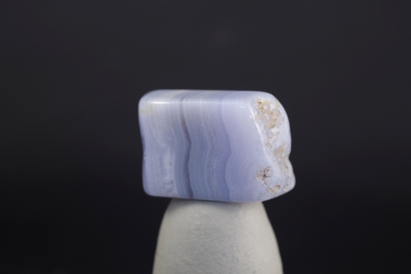 ブルーレースアゲート 原石磨き21g 天然石販売 名取貴石 天然石原石