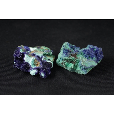 アズライト（藍銅鉱）×マラカイト（孔雀石）結晶33g 天然石販売