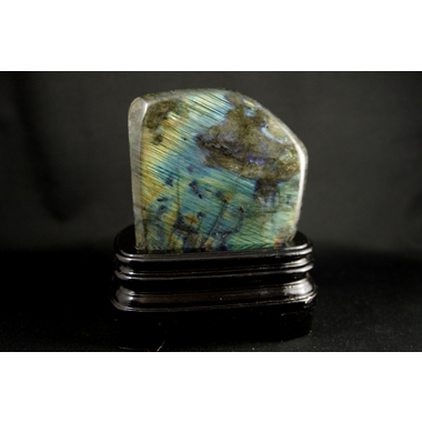 ラブラドライト原石 磨き962g 天然石販売 名取貴石 天然石原石鉱物