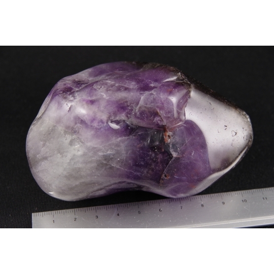 アメジスト（紫水晶）原石磨き456g 天然石販売 名取貴石 天然石