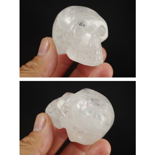 水晶ドクロ 天然石販売 名取貴石 天然石原石鉱物結晶アクセサリ販売の