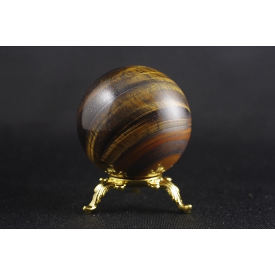 タイガーアイ（虎目石）丸玉57．5mm 天然石販売 名取貴石 天然石