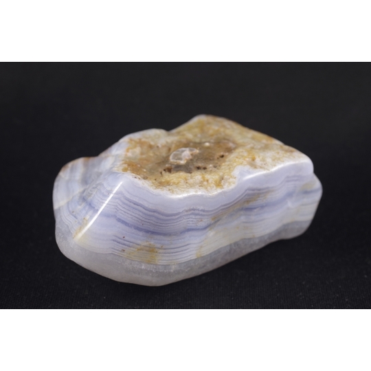 ブルーレースアゲート原石 磨き351g 天然石販売 名取貴石 天然石