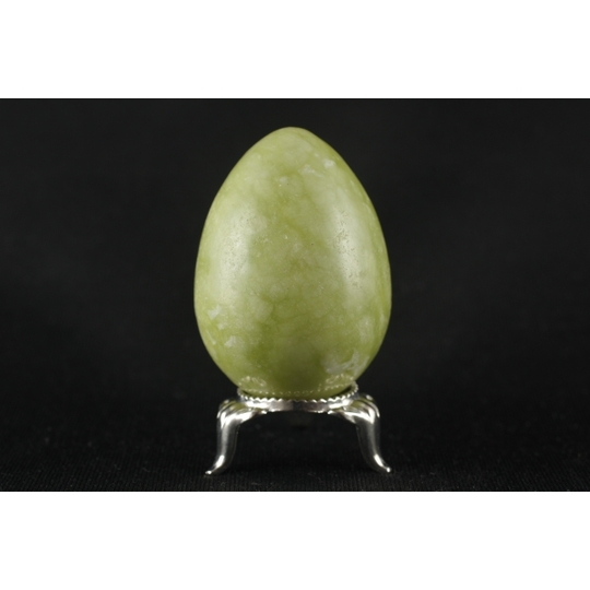 ニュージェイド卵型磨き石87g 天然石販売 名取貴石 天然石・国産