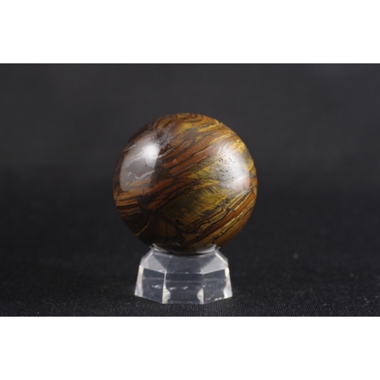 タイガーアイ（虎目石）丸玉51mm 天然石販売 名取貴石 天然石原石