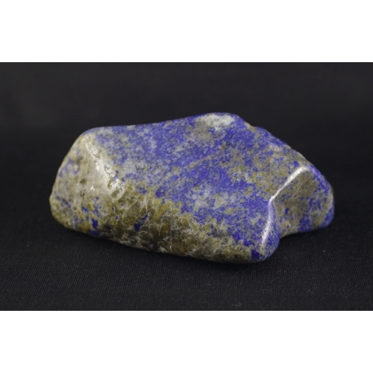 ブラックライトで光る石 ラピスラズリ原石 磨き 380g 天然石販売