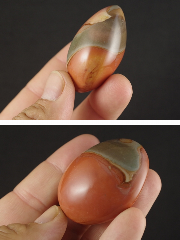 ポリクロームジャスパー原石磨き 60g天然石販売 名取貴石 天然石