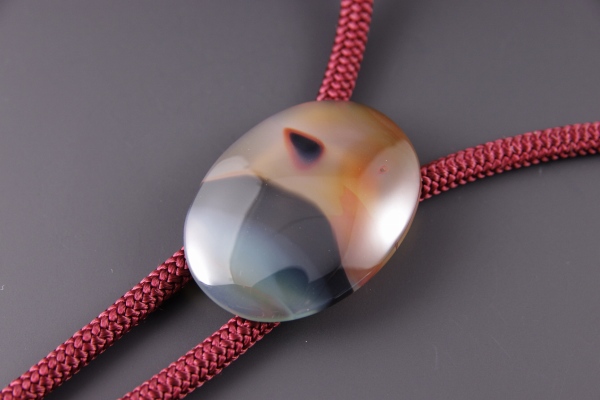 十勝石玲瓏石（レインボーオブシディアン） 原石180g 天然石販売