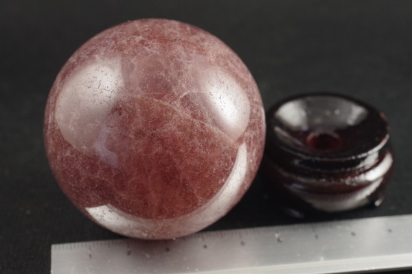 サンストーン丸玉 57．5mm天然石の丸玉販売 名取貴石 天然石原石