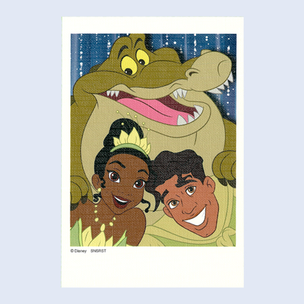 Disney100 キャンバスポストカード プリンセスと魔法のキス