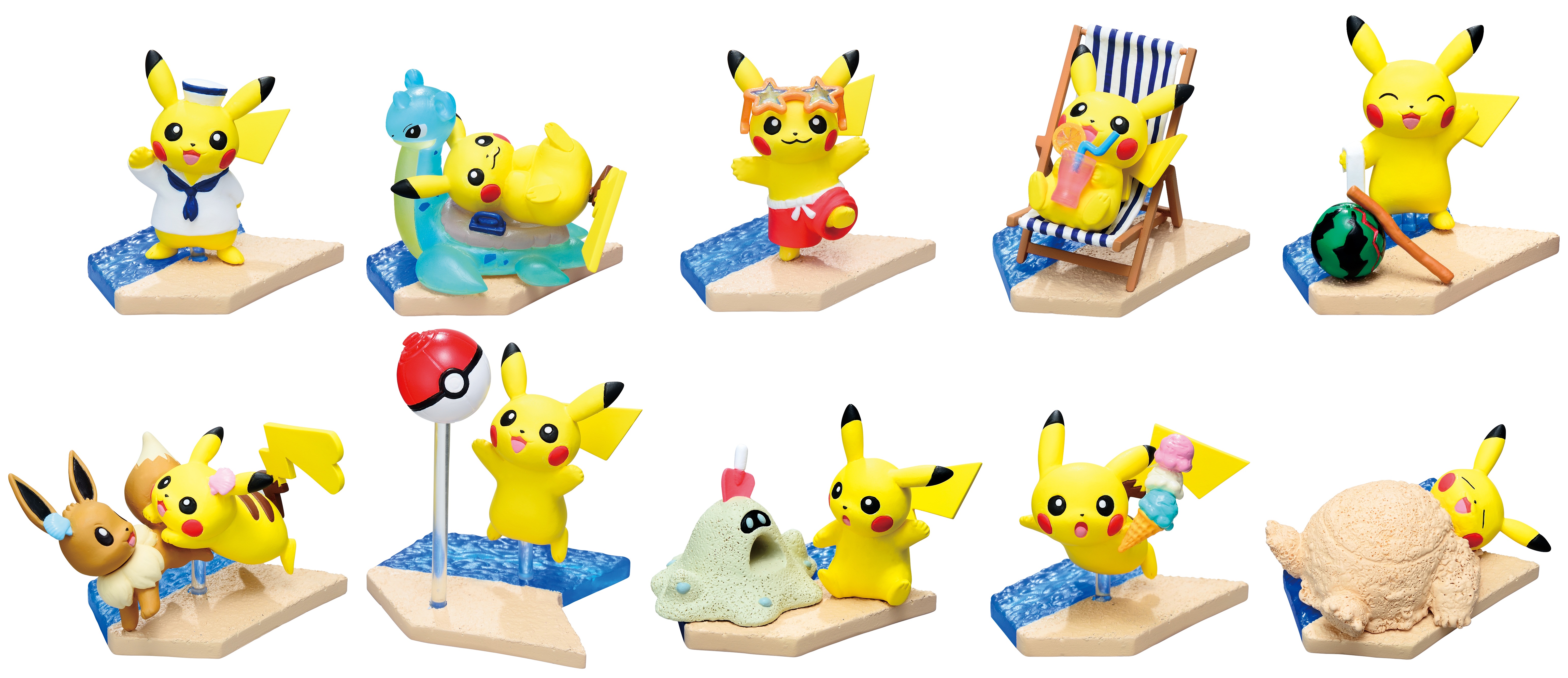 あつまれ！ピカチュウシーサイド(オリジナル缶バッジ付)」を、7月17日