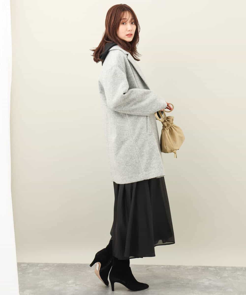 スライバーラメミドル丈コート(その他のコート・ブルゾン) | MK MICHEL