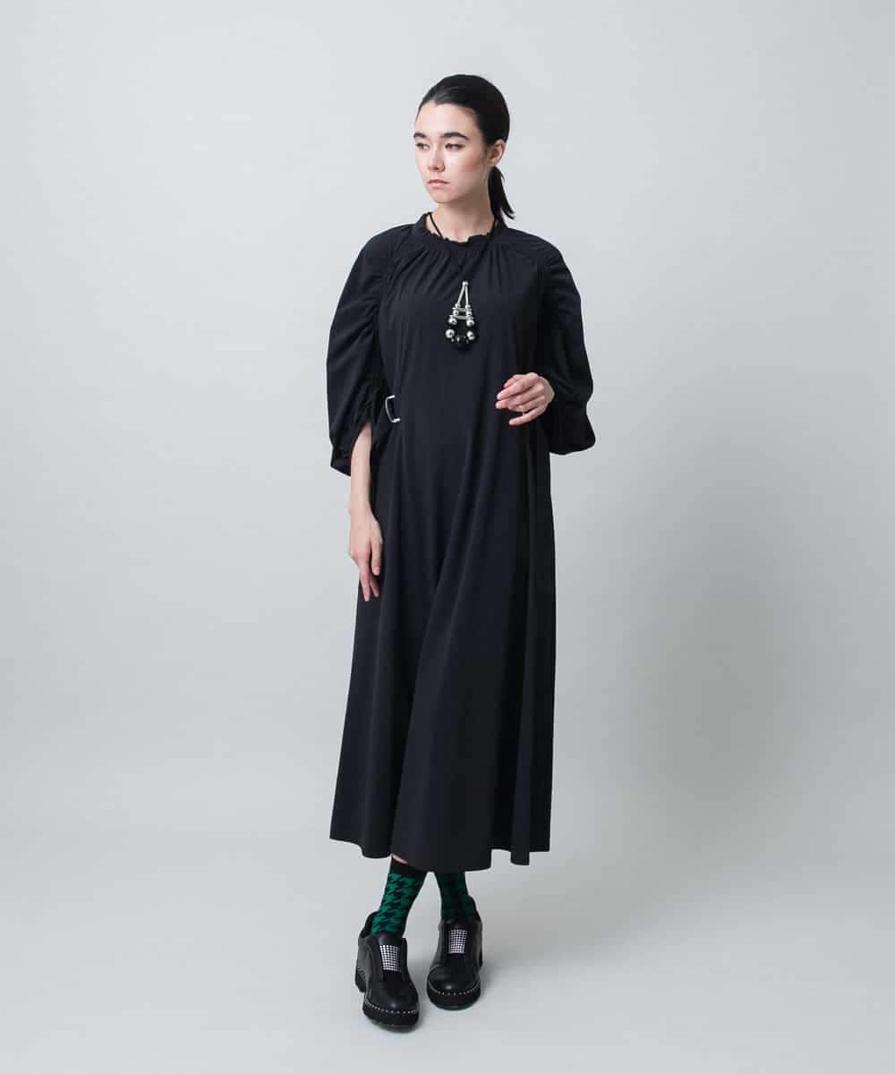 ストレッチギャザーワンピース/日本製(ワンピース) | HIROKO KOSHINO