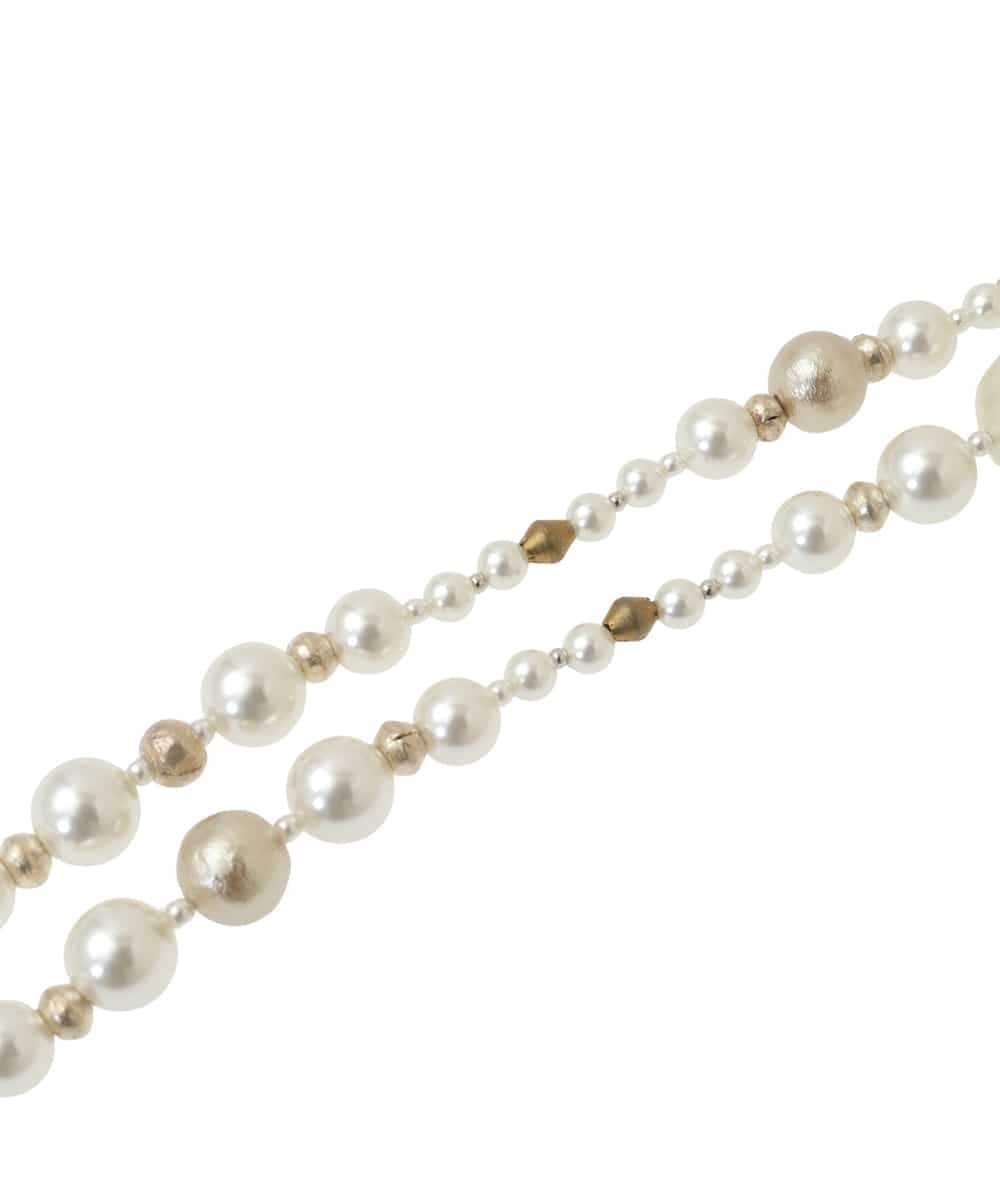 パールラインロングネックレス /日本製(ネックレス) | HIROKO KOSHINO
