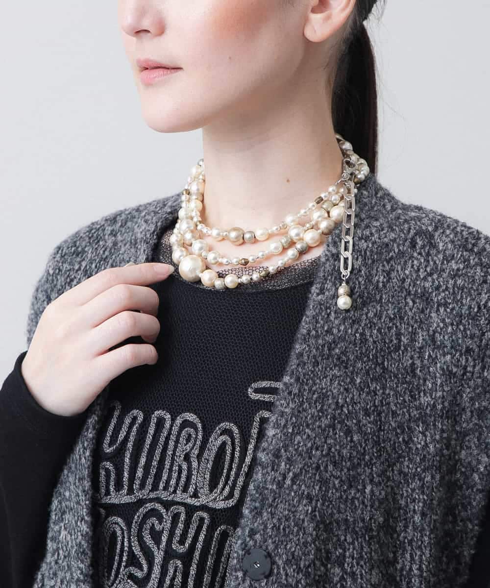 パールラインロングネックレス /日本製(ネックレス) | HIROKO KOSHINO