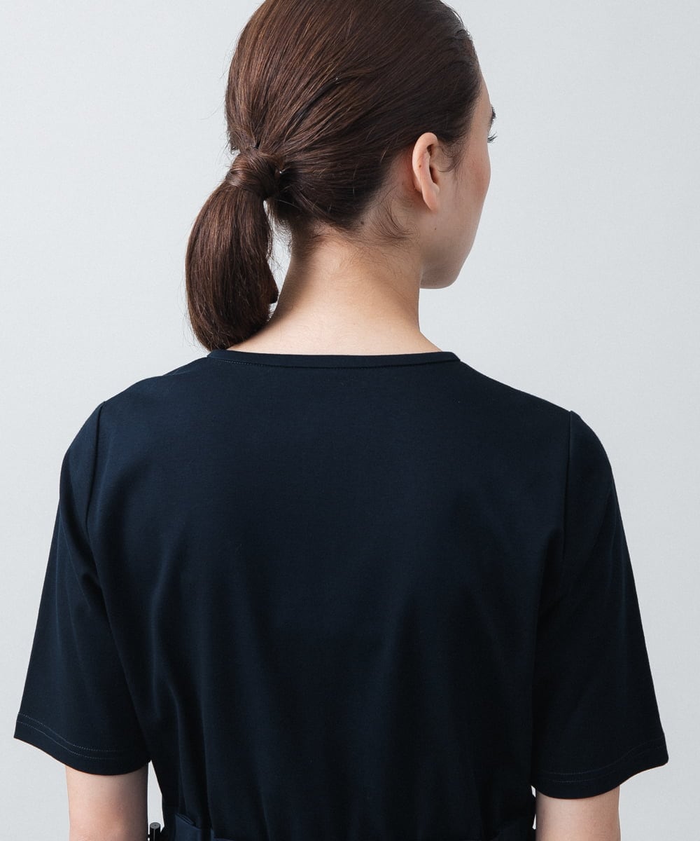 ブロッキングデザインワンピース/洗える(ワンピース) | TRUNK HIROKO