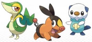 ポケットモンスターブラック2ホワイト2、最初のポケモンはおなじみの3