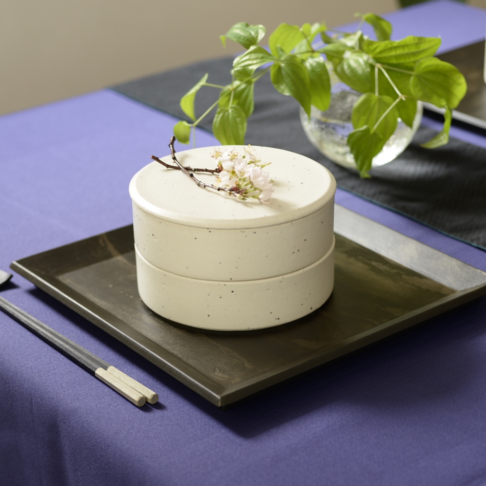 藤田千絵子｜みかげ 重箱｜作家もの和食器通販通販 IVORY
